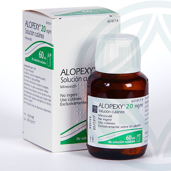 Alopexy 20 mg ml solución cutánea 60 ml Minoxidilo al 2 Farmacia