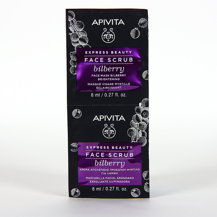 Apivita Express Beauty Crema Exfoliante Luminosidad Con Ar Ndanos