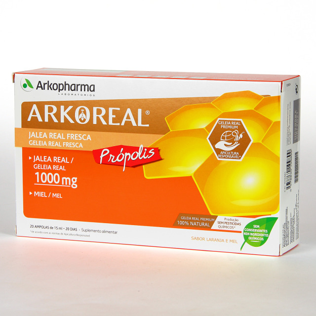 Arko Real Jalea Real 1000 Mg Propolis 20 Ampollas Arko Real