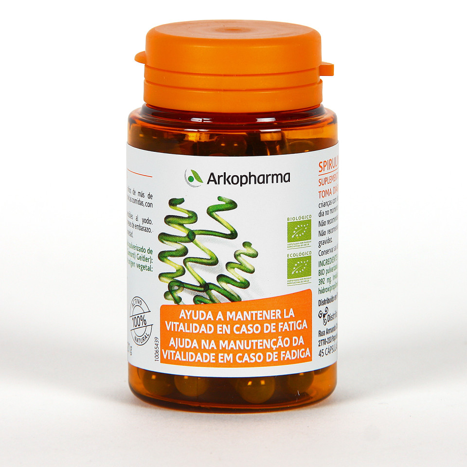 Arkocapsulas Spirulina C Psulas Arko Real Arkocapsulas