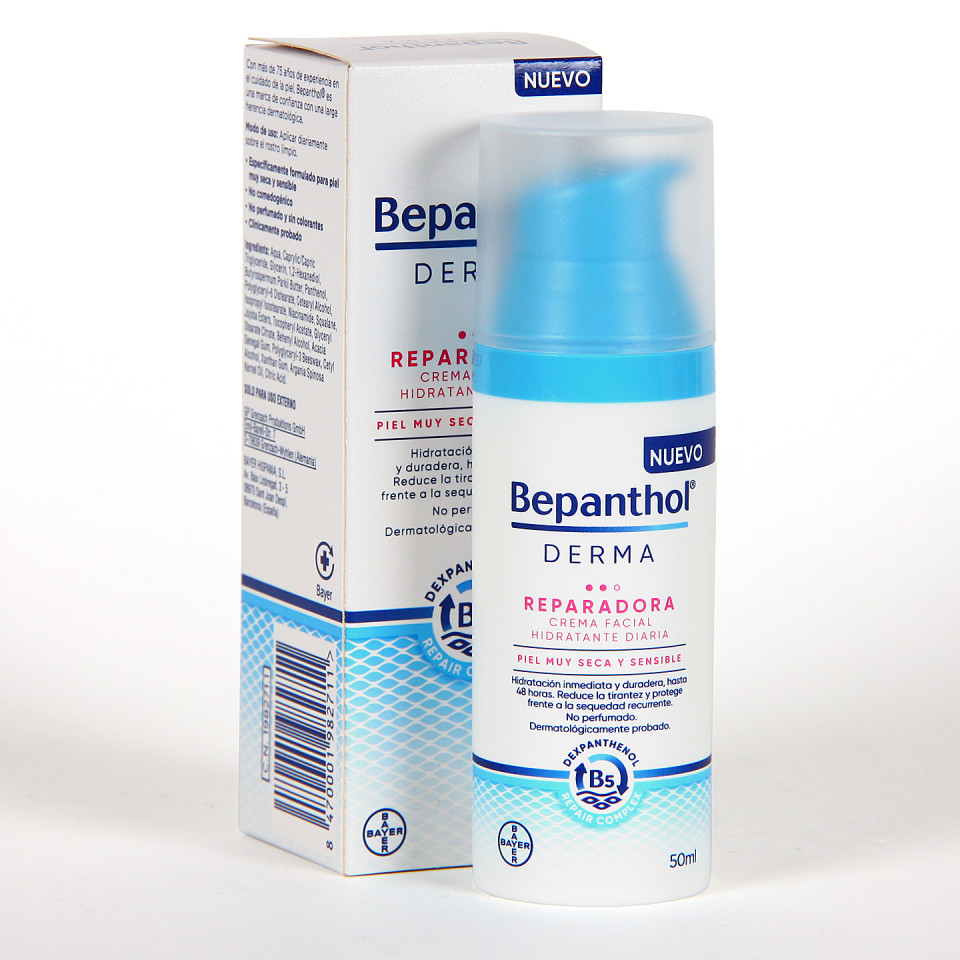 Bepanthol Derma Reparadora Crema Facial 50 ml Farmacia Jiménez