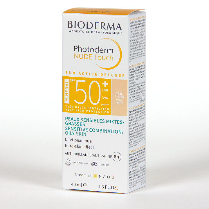 Bioderma Photoderm NUDE Color Muy Claro Fotoprotector Farmacia Jiménez