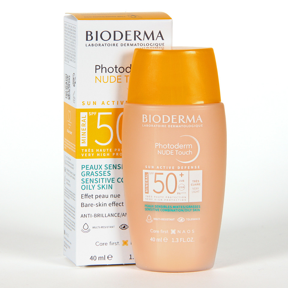 Bioderma Photoderm Nude Color Muy Claro Fotoprotector Farmacia Jim Nez