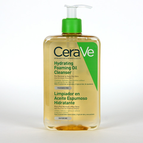 Cerave Limpiador en Aceite Espumoso Hidratante 473ml Farmacia Jiménez