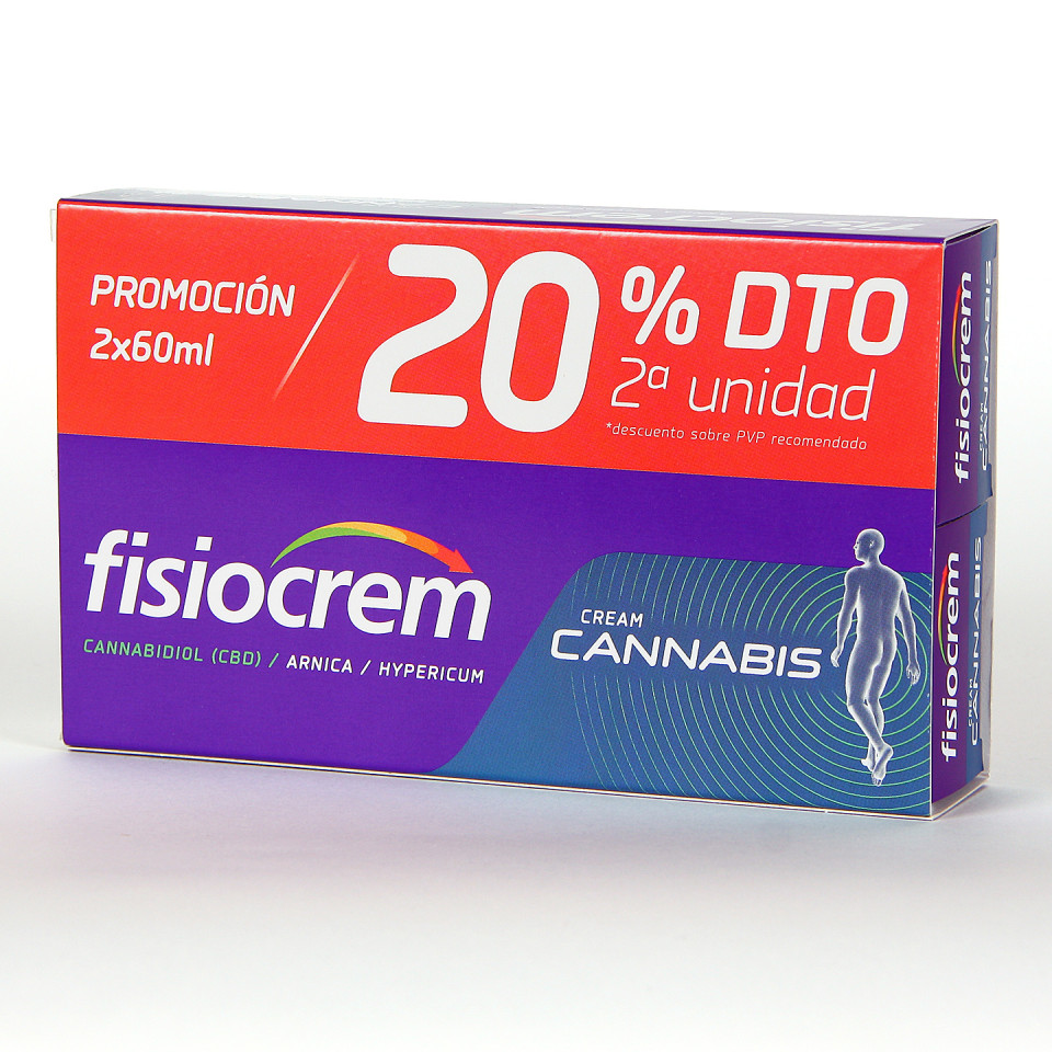 Fisiocrem Cannabis PACK Duplo 60ml Farmacia Jiménez