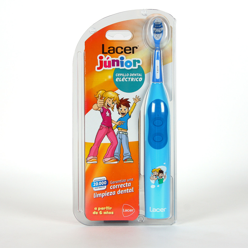 Lacer Junior Cepillo Dental Eléctrico Azul Farmacia Jiménez