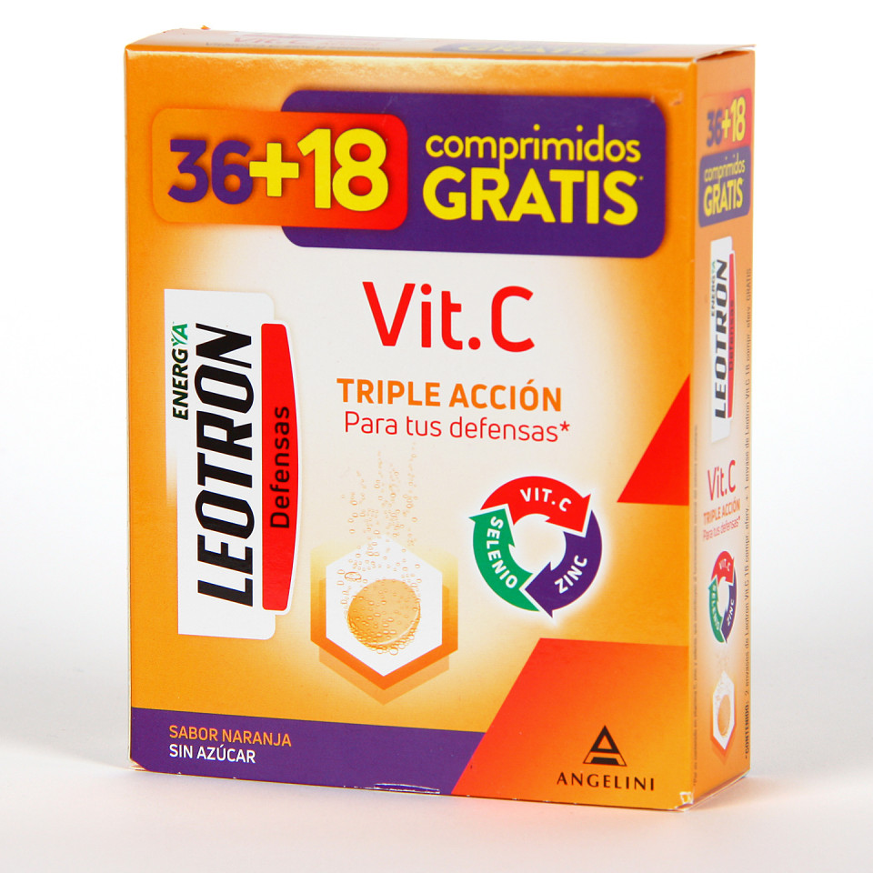 Leotron Vitamina C Comprimidos Regalo Pack Farmacia Jim Nez