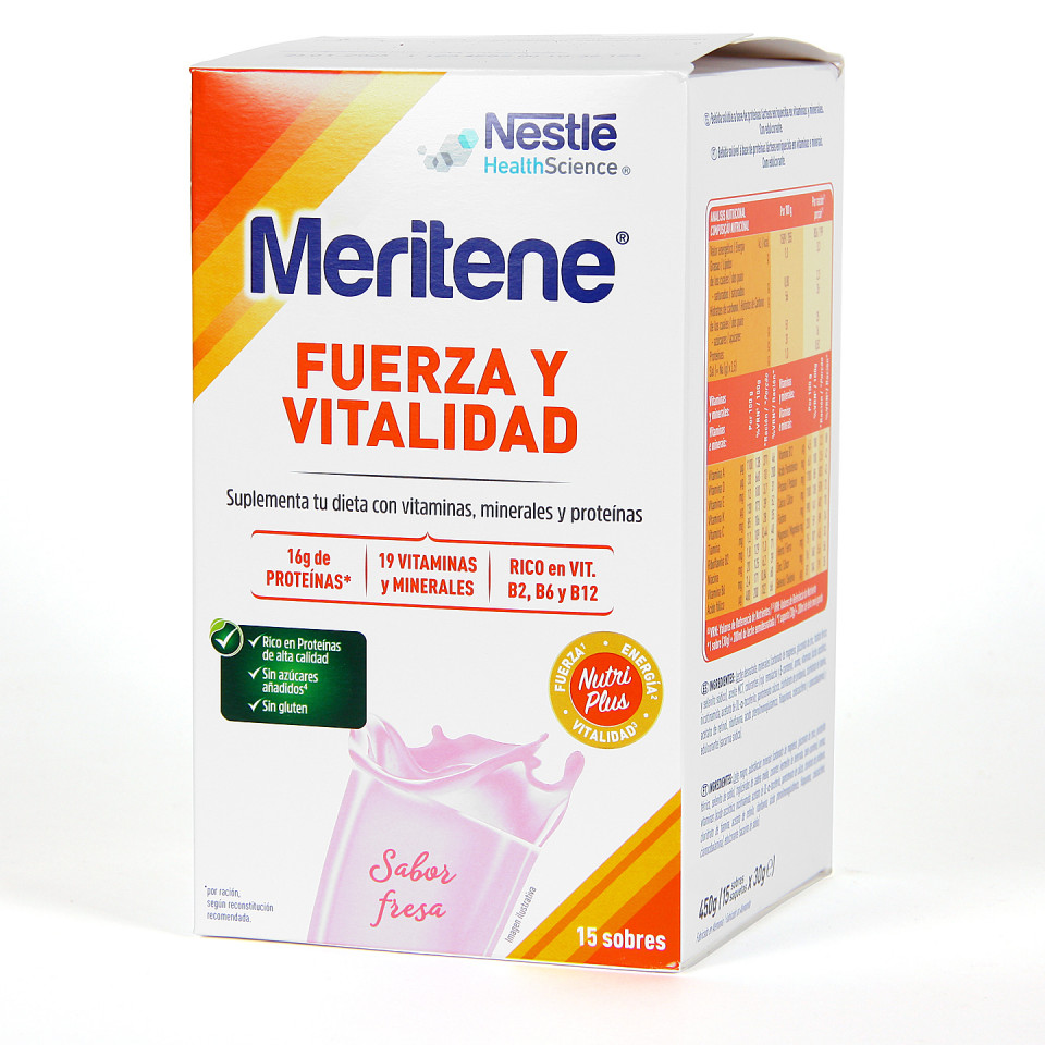 Meritene Batido Fresa Sobres Farmacia Jim Nez