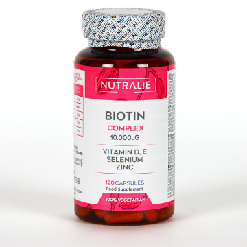 Nutralie Biotin Complex 120 cápsulas Farmacia Jiménez