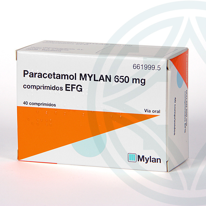 Paracetamol Mylan Efg Mg Comprimidos Dolor Farmacia Jim Nez