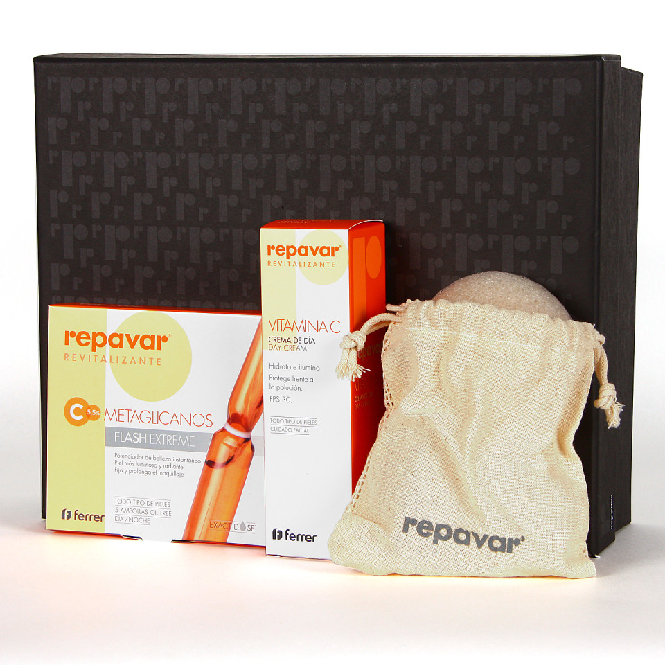 Repavar Revitalizante PACK Completo con esponja konjac Farmacia Jiménez