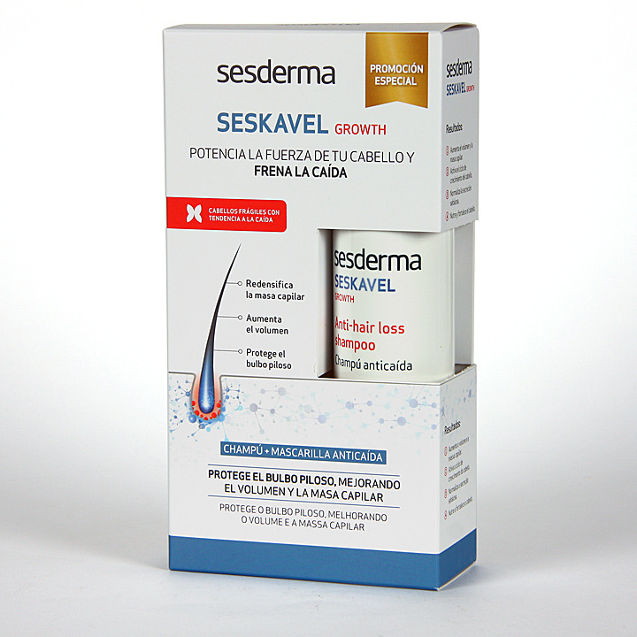 Sesderma Seskavel Mascarilla Anticaída Champú Anticaída Pack Regalo