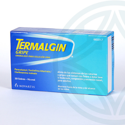 Termalgin Gripe Sobres Antigripal Farmacia Jim Nez