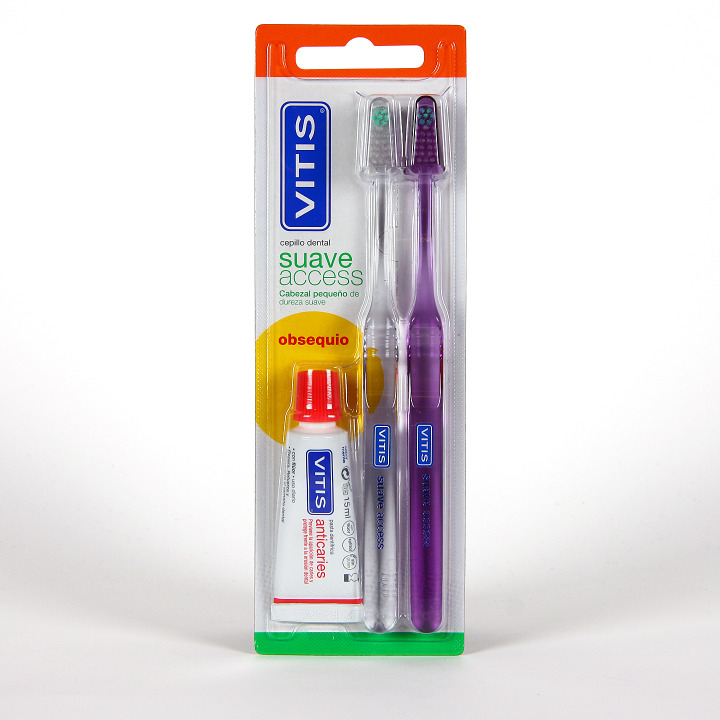 Vitis Cepillo Dental Suave Access Pack Duplo Farmacia Jiménez