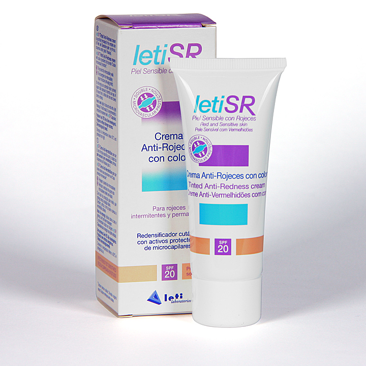 LetiSR Crema Anti-rojeces con color 40 ml | Farmacia Juan ...