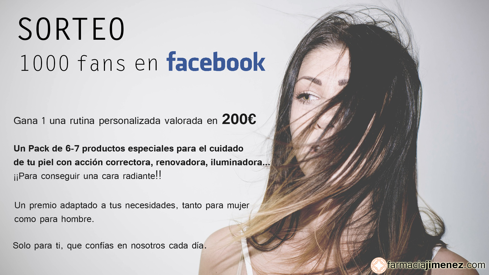 ¡¡Sorteo 1.000 seguidores en Facebook!!