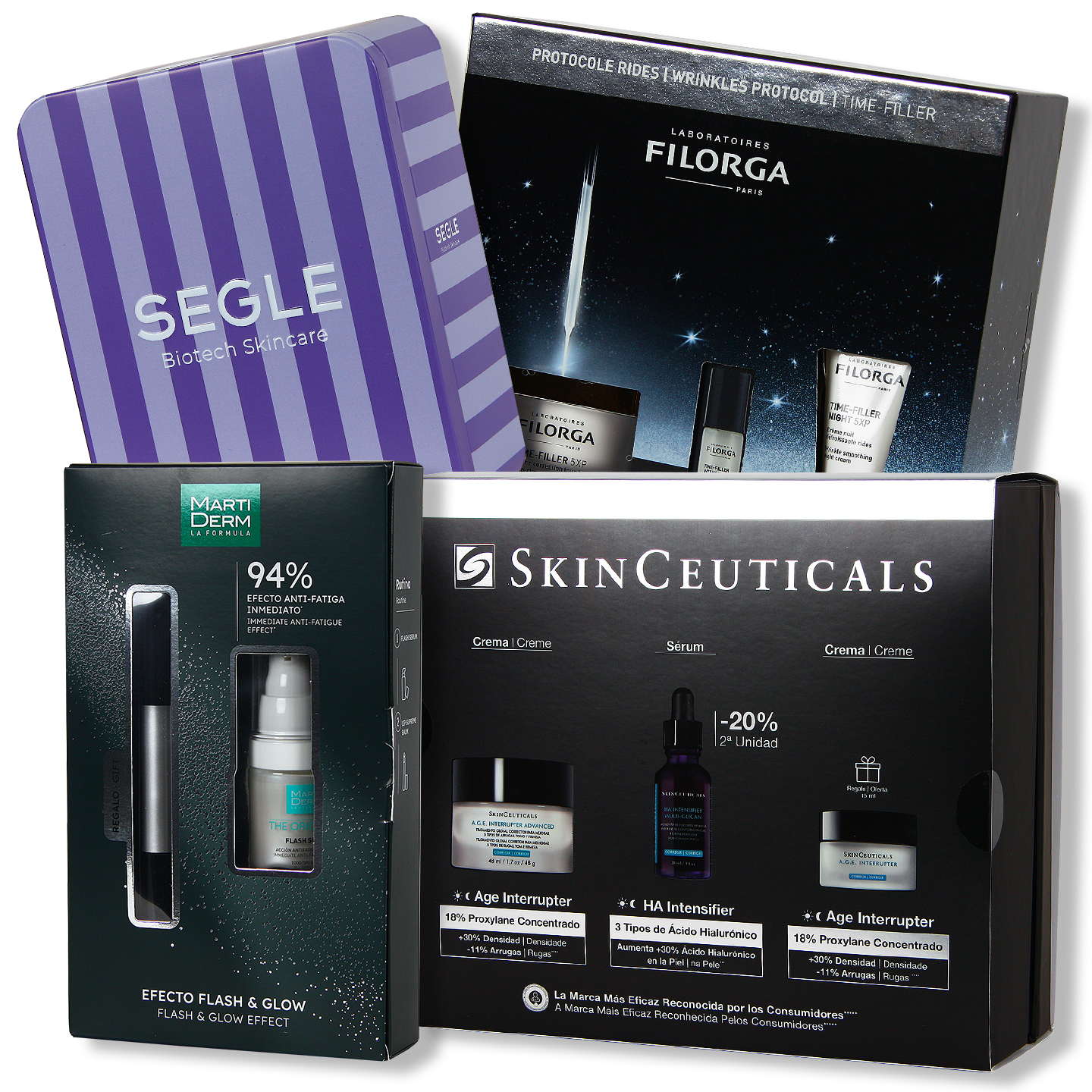 packs y estuches de regalo de cremas de Farmacia Selección y guía para regalar packs de cremas de Farmacia Jiménez