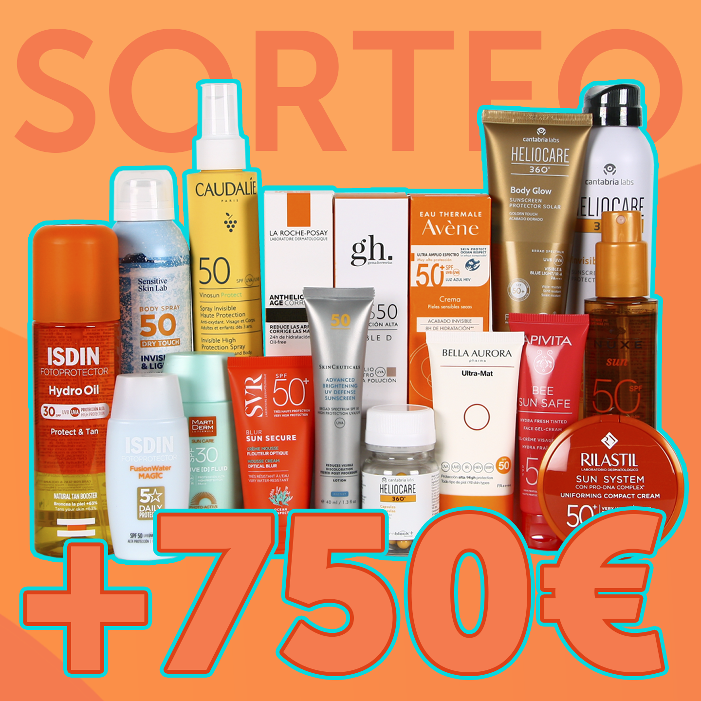 Sorteo Orange Friday con 3 packs de protección solar