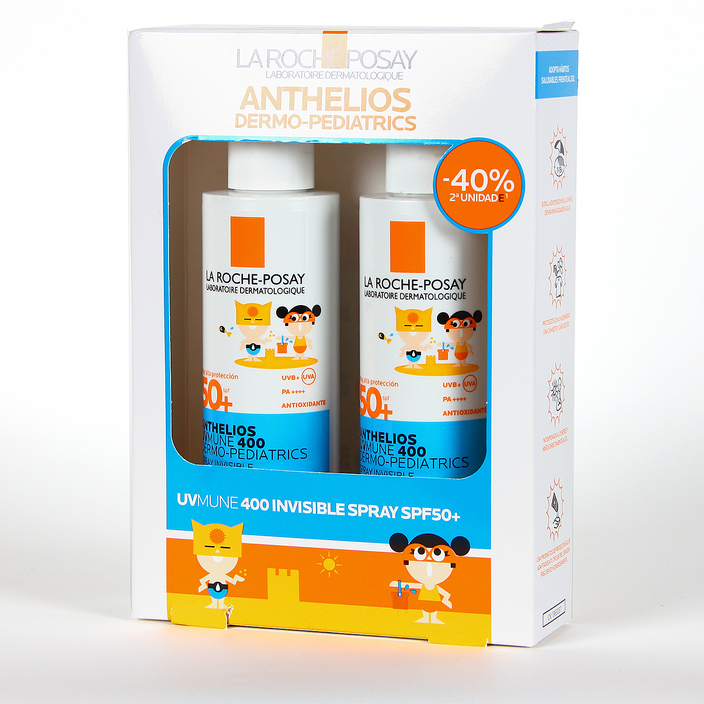 Pack con 40% de descuento en La Roche Posay Anthelios spray pediátrico