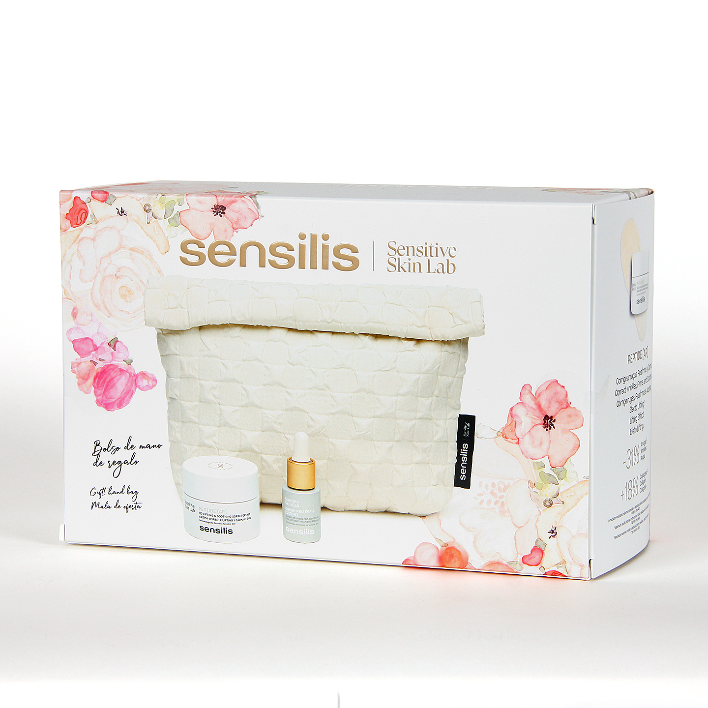 Pack con descuento y regalos de la crema Sensilis Peptide AR