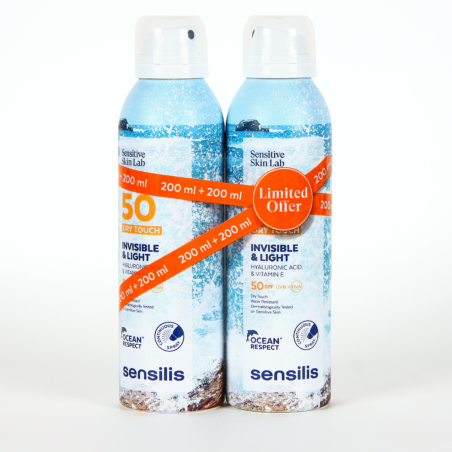 Pack con descuento del Pack Sensilis Duplo corporal spray