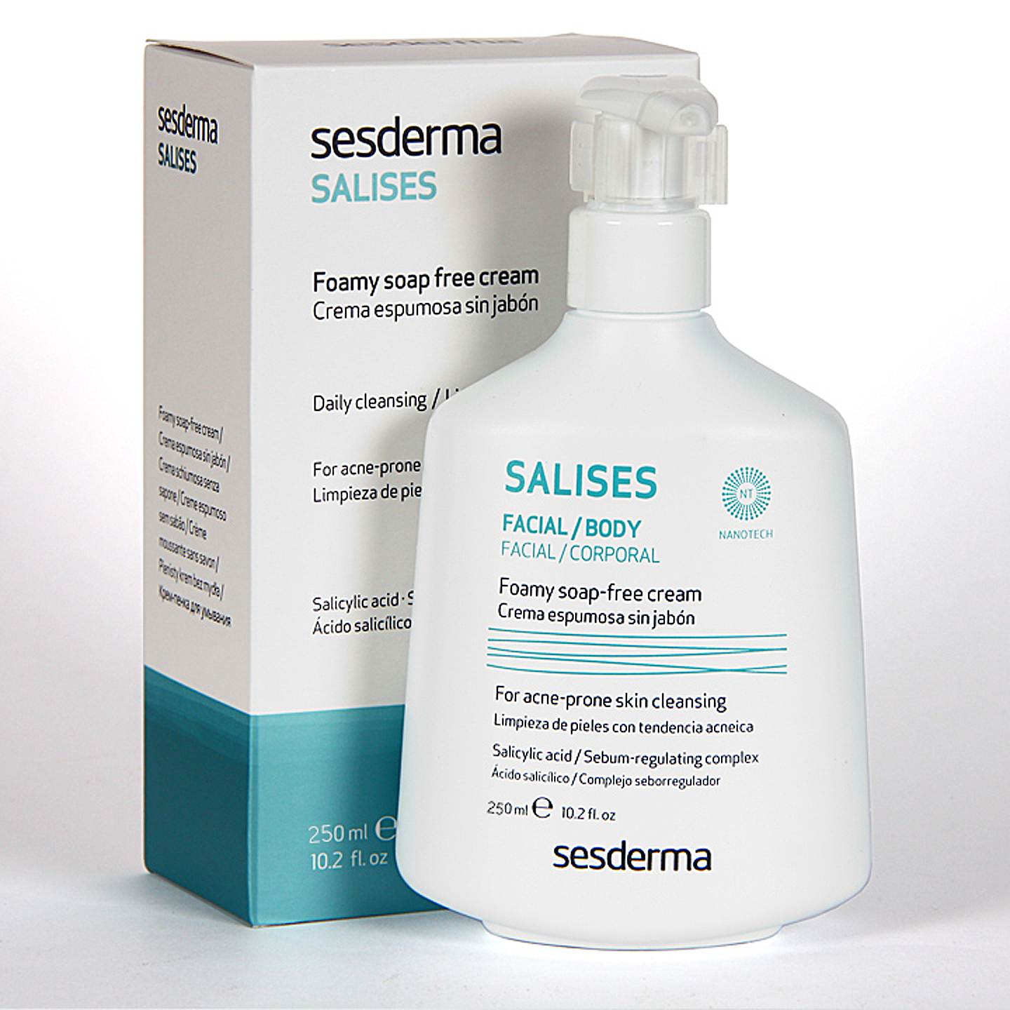 espuma sin jabón de sesderma salises