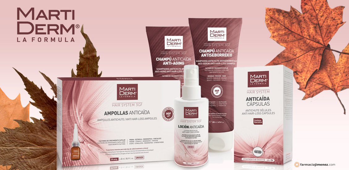 Nueva gama anticaída Martiderm Farmacia Jiménez