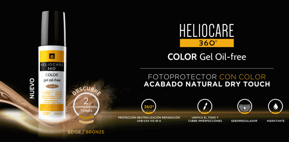 ¡Ya está aquí! Heliocare 360° Gel Oil free con Color