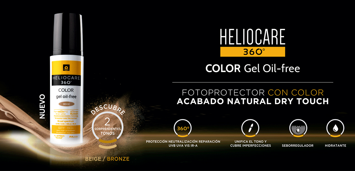 ¡Ya está aquí! Heliocare 360° Gel Oil free con Color