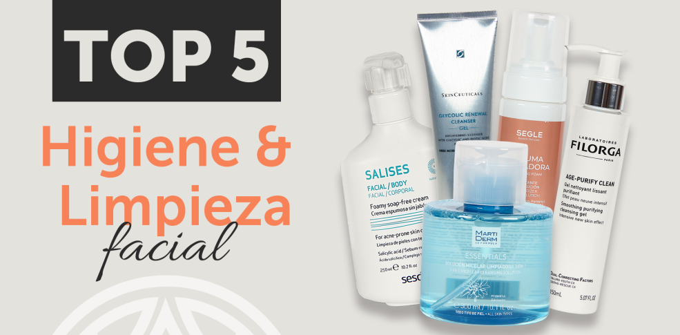 Los 5 mejores productos de Higiene y Limpieza facial de Farmacia Jiménez