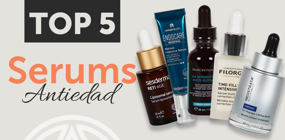 Los 5 mejores serums antiedad de Farmacia Jiménez