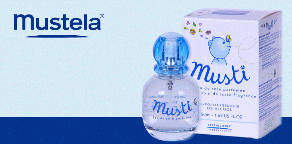 Musti, el perfume de Mustela