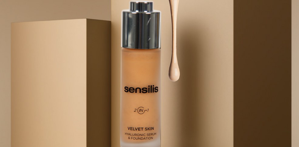 Sensilis Velvet Skin 2 IN 1, tu sérum antiedad con color y hialurónico
