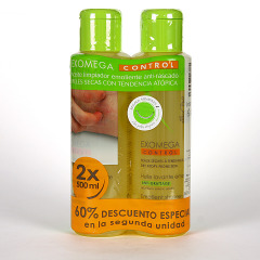 A-Derma Exomega Duplo Aceite de ducha y baño Pack 2 unidades