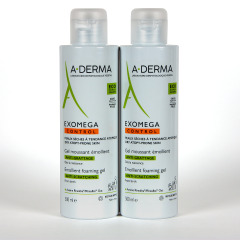 A-Derma Exomega Control Gel limpiador emoliente 500 ml Duplo 25% en segunda unidad