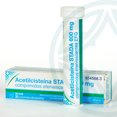 Acetilcisteina Stada 600 mg 20 comprimidos efervescentes