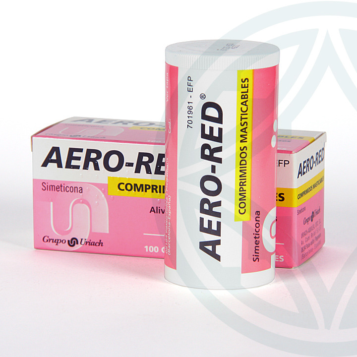 Aero-Red 100 comprimidos masticables | Gases - Flatulencias | Farmacia