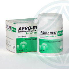 Aero Red 120 mg 40 comprimidos masticables Menta