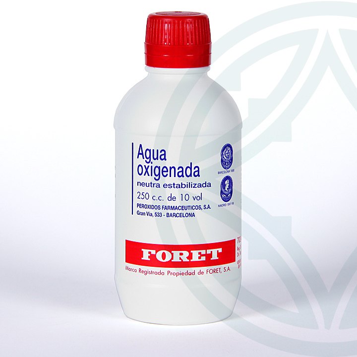 Agua Oxigenada Foret 10 volúmenes solución tópica 250 ml, Antiséptico