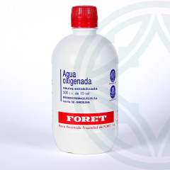 Agua Oxigenada Foret 10 volúmenes solución tópica 500 ml