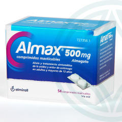 Almax 500 mg 54 comprimidos masticables