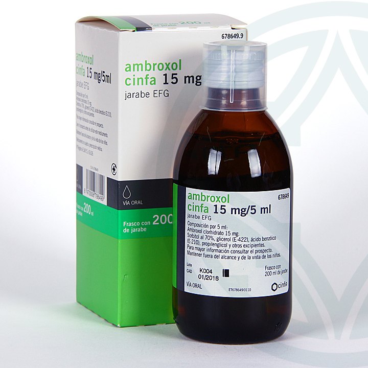 Ambroxol Cinfa EFG Jarabe 200 ml | Mucolítico | Farmacia Jiménez