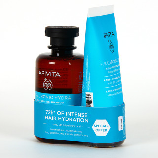Apivita Champú hidratante 250ml & Acondicionador hidratante 150ml PACK PROMOCIONAL