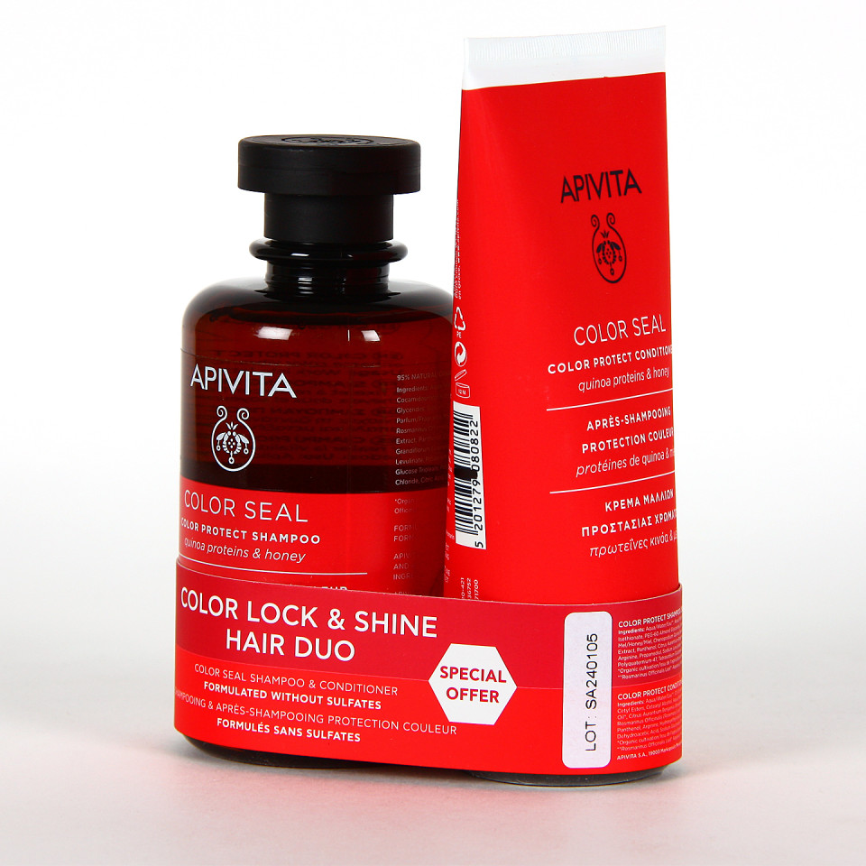 Apivita Color Seal Champ?? 250ml & Acondicionador 150ml PACK PROMOCIONAL ...