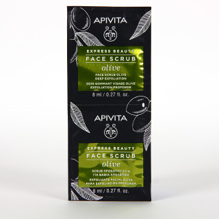 Apivita Express Beauty Crema Exfoliante Profunda con Oliva 2x8 ml