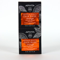 Apivita Express Beauty Mascarilla Facial Iluminadora con Naranja 2x8ml