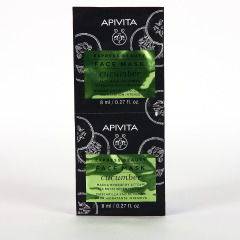 Apivita Express Beauty Mascarilla Hidratante Intensiva con Pepino 2x8ml