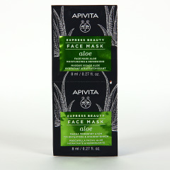 Apivita Express Beauty Mascarilla Hidratante Refrescante con Aloe 2x8 ml
