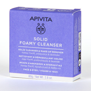 Apivita Limpiador y Desmaquillante Sólido 80gr