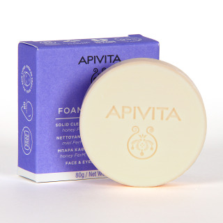 Apivita Limpiador y Desmaquillante Sólido 80gr